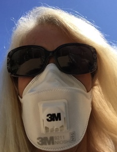 Protective mask during Red Tide event